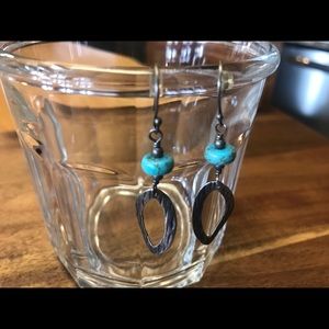 Silpada Turquoise Oval Earrings W1862